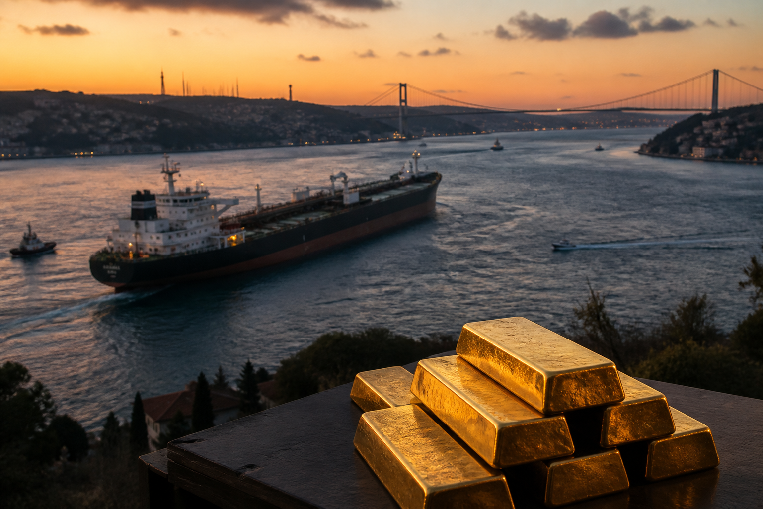 Brent crude above $91 and gold near $4,440 as Strait of Hormuz shipping stays thin September 2026