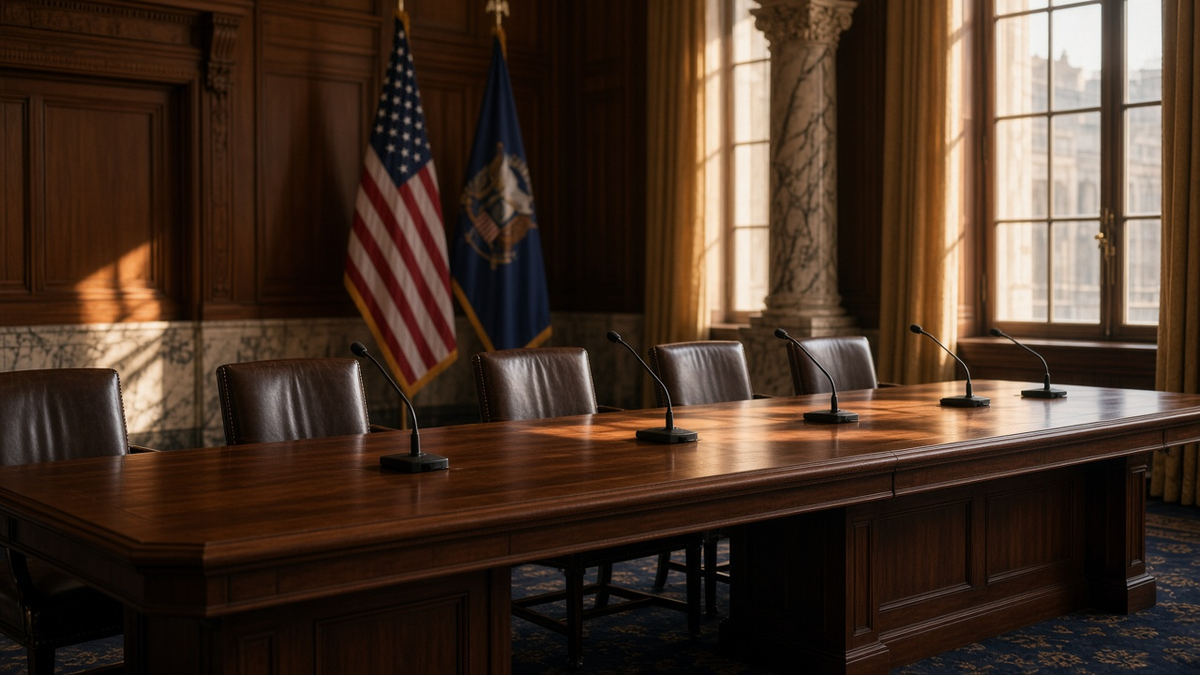 Hearing room after the CFTC opened comment on Regulation CTX and Regulation CAM in October 2026