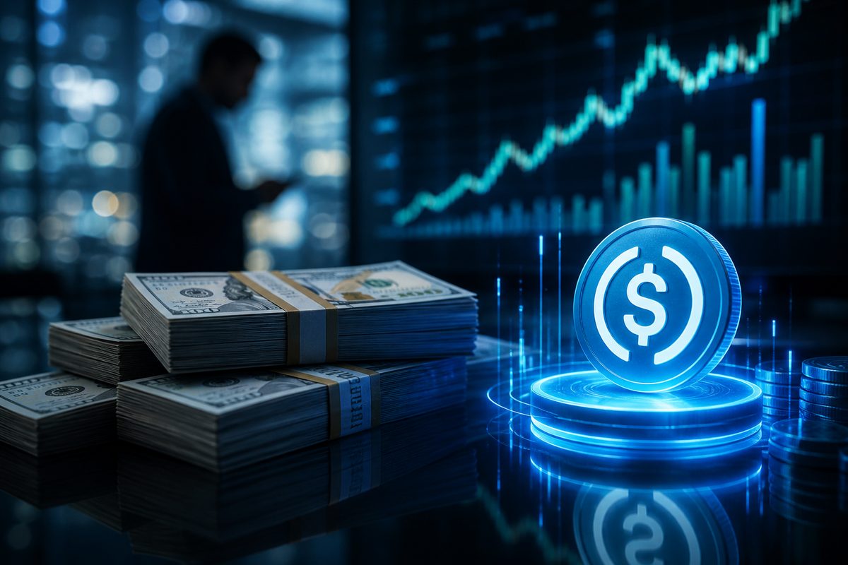 Circle USDC stablecoin dollars digital finance July 2026