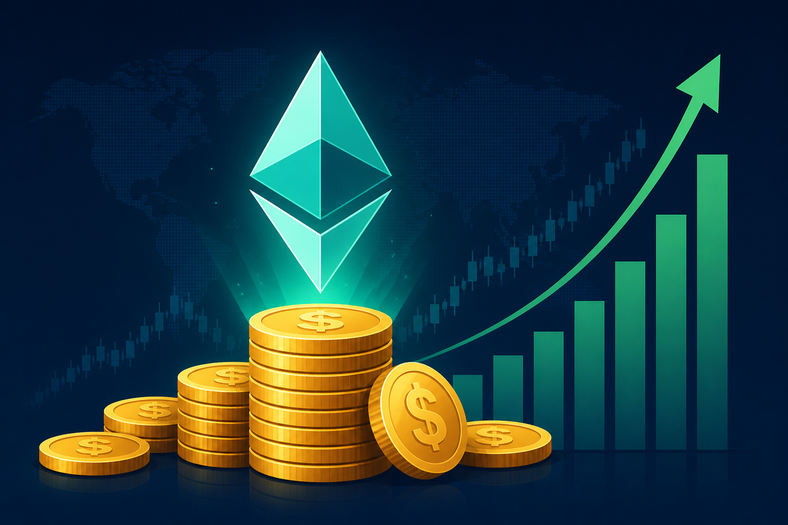 Ether ETF inflows and stablecoin supply rebound lifting ETH above $2,500 in August 2026