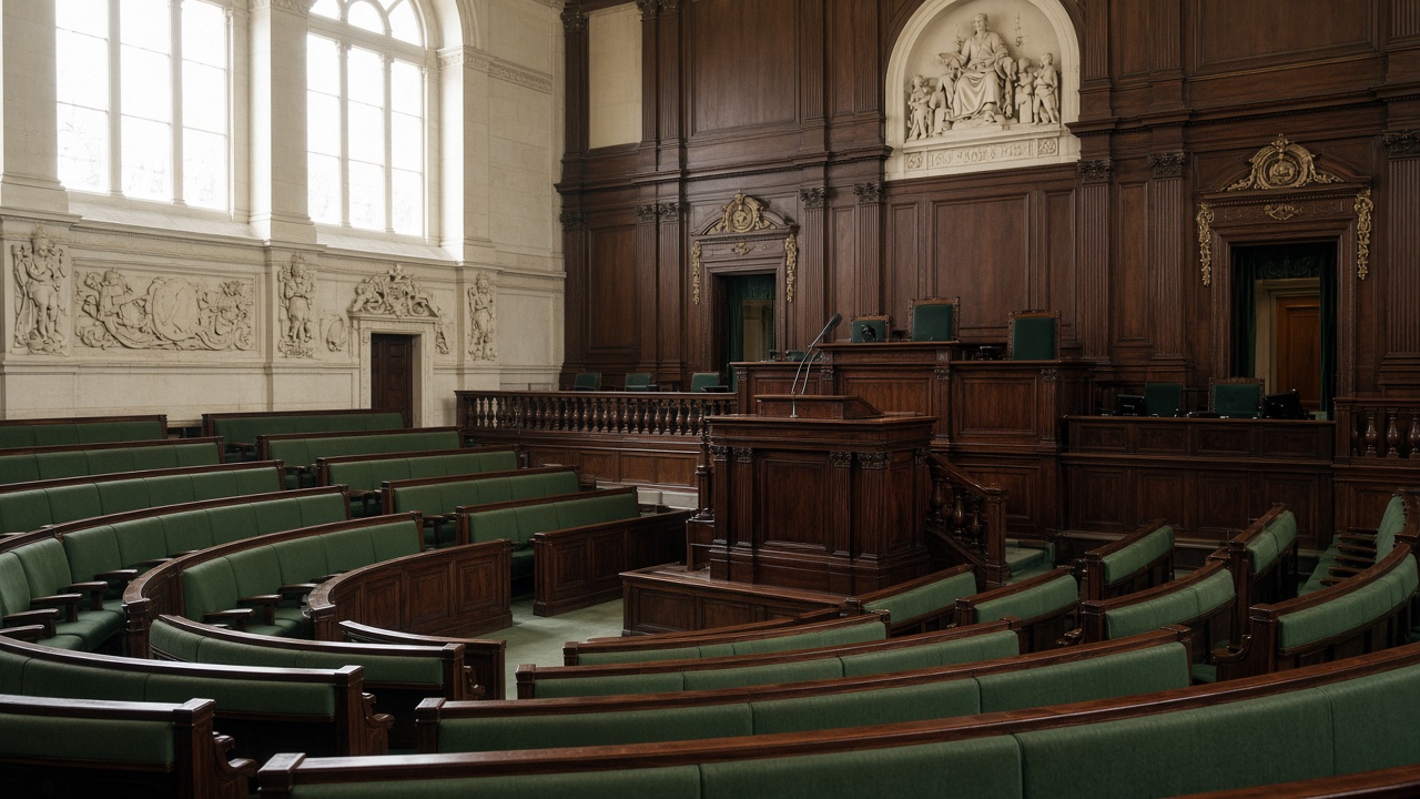 French National Assembly chamber as lawmakers weigh self-custody wallet disclosure rules