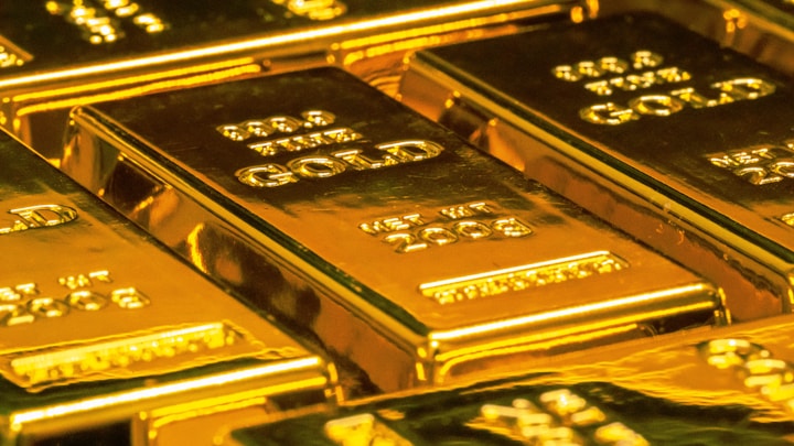 Gold bullion bars