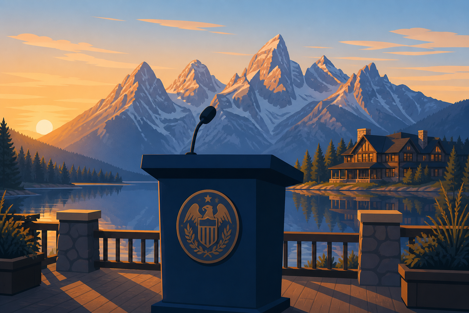 Kevin Warsh first Jackson Hole keynote as Fed chair August 28 2026