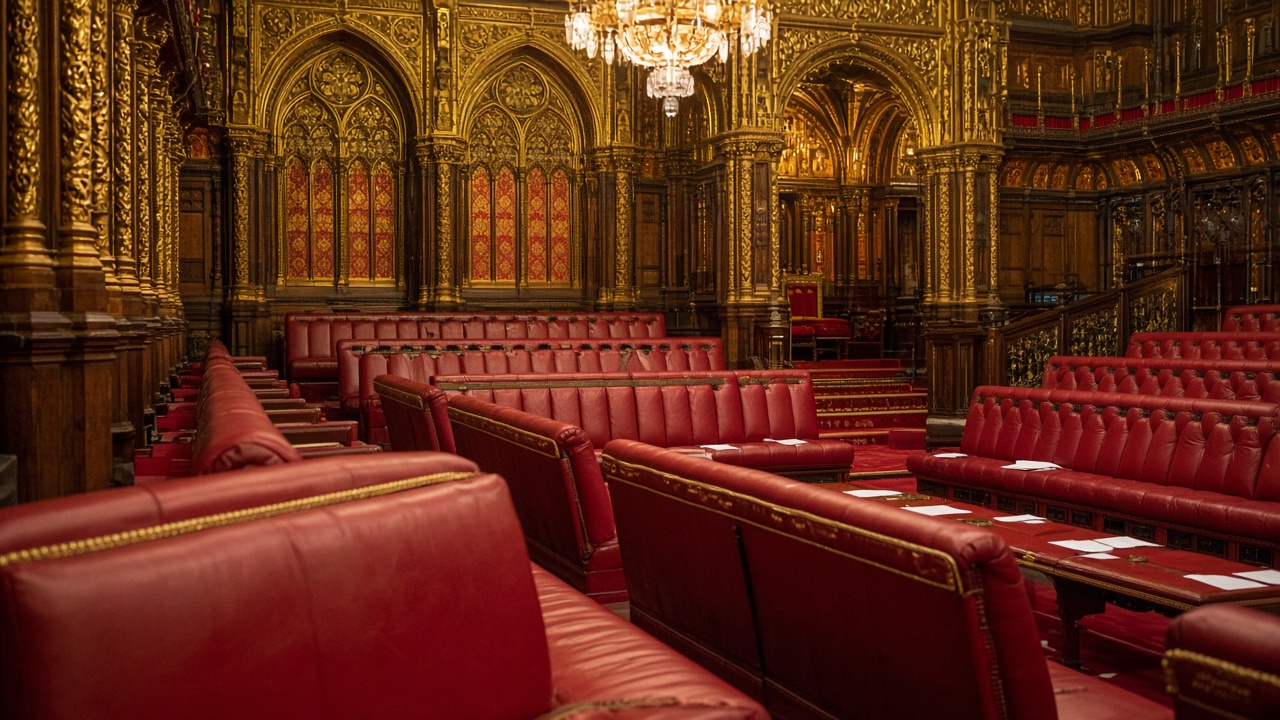 House of Lords chamber as peers debate a Bank of England payments innovation mandate September 2026