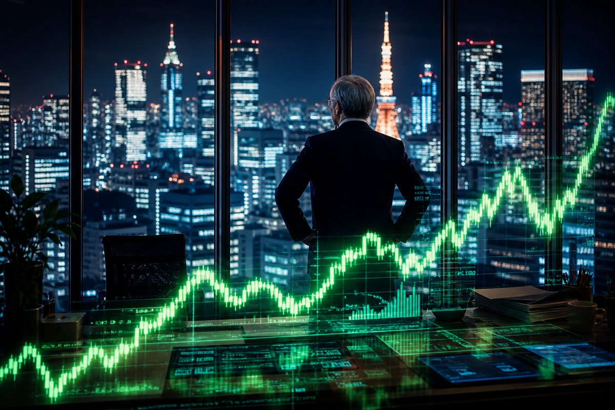 SoftBank AI investment portfolio Tokyo skyline July 2026