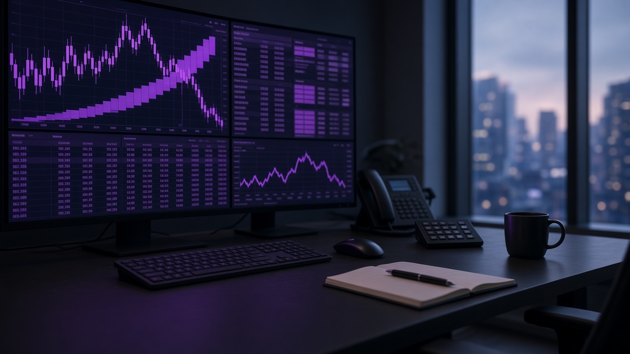 Trading desk as Solana ETFs end a 14-week inflow streak with a $24.8 million week on 10 October 2026